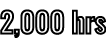2,000 hrs